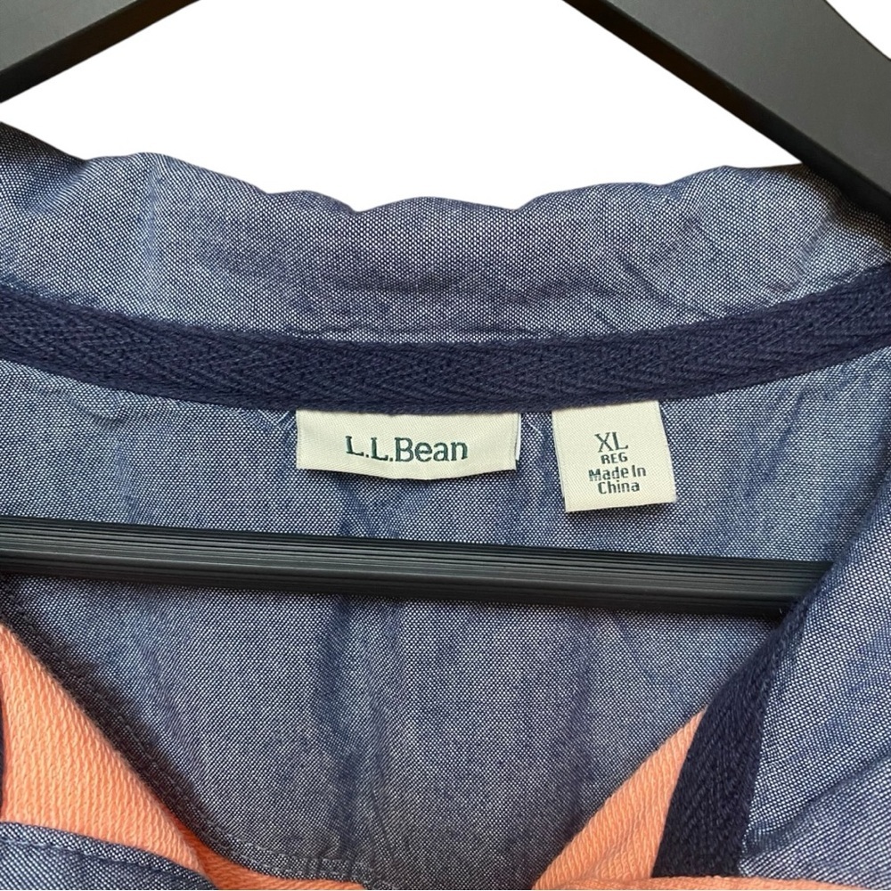 L.L. Bean Women's Soft Cotton Striped Rugby Pullover I Size:XL - Picture 6 of 13